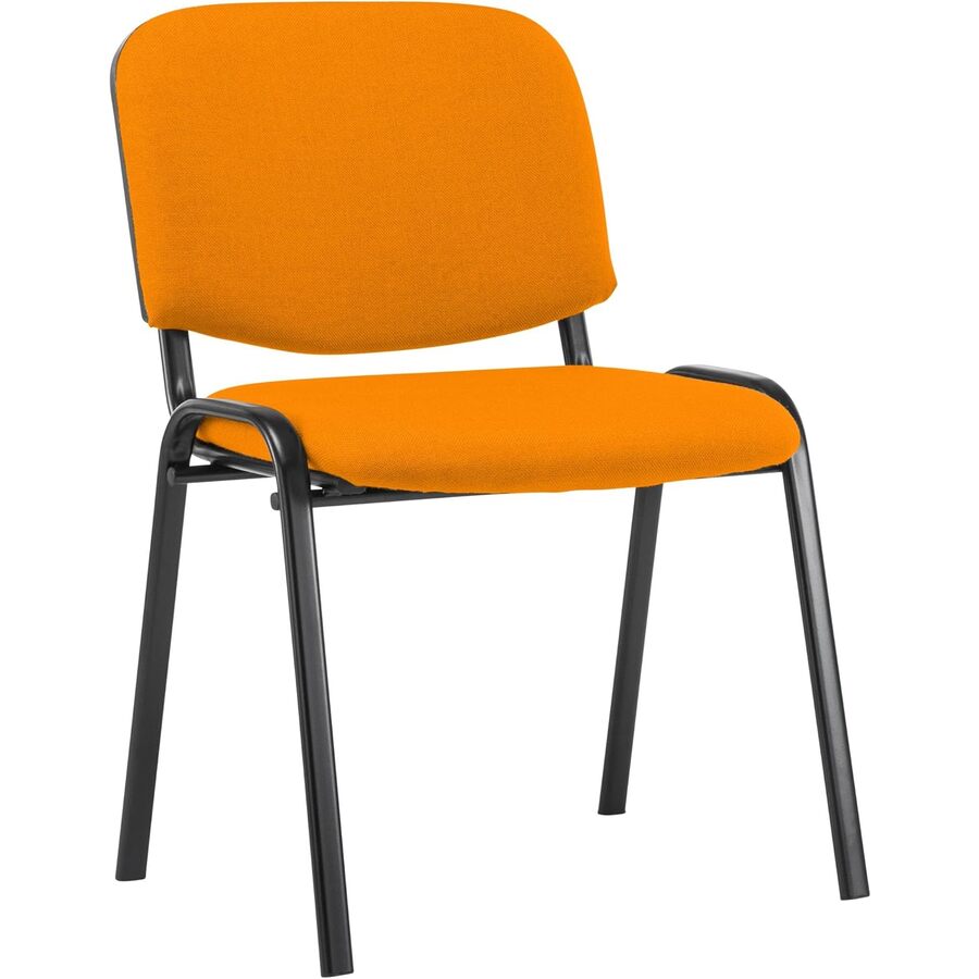 Sedia imbottita arancione